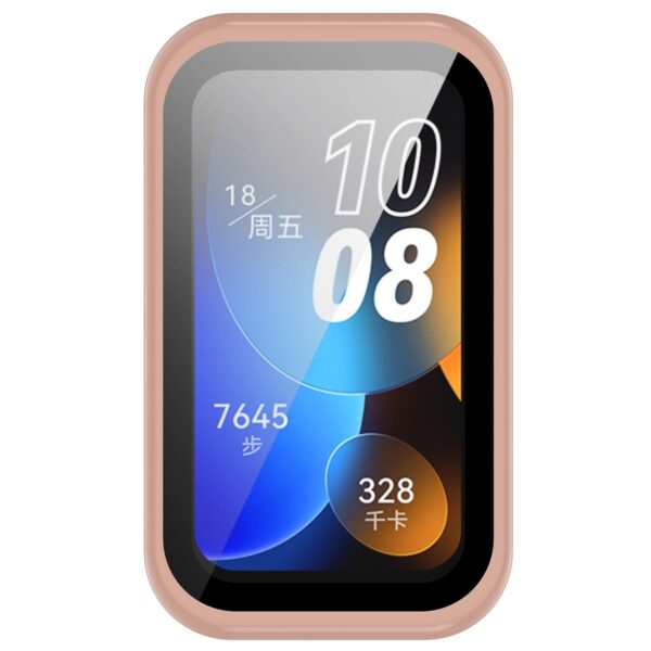 Huawei Band 10 / 9 / 8 Screen Protector Θήκη με Τζαμάκι Προστασίας Pink
