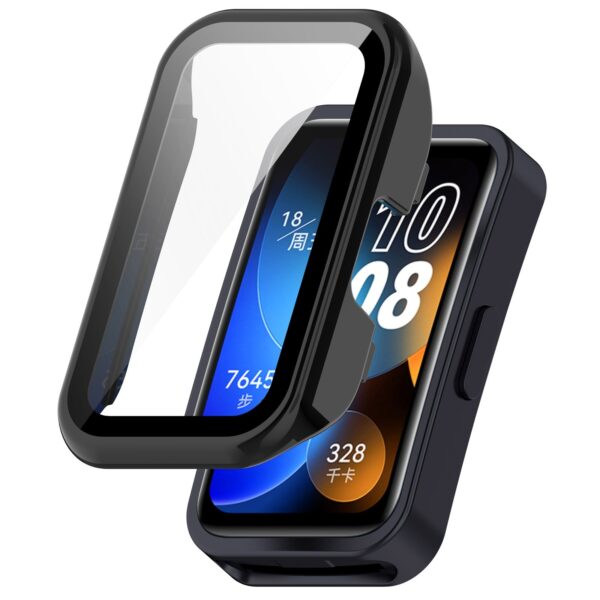 Huawei Band 10 / 9 / 8 Screen Protector Θήκη με Τζαμάκι Προστασίας Black