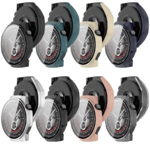 Huawei GT 5 Pro 46mm Screen Protector Θήκη με Τζαμάκι Προστασίας - Pink