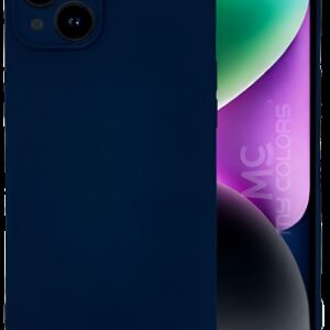 Forcell iPhone 14 Soft Touch Θήκη Σιλικόνης - Navy Blue