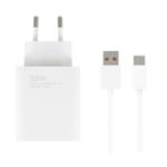 Xiaomi Φορτιστής με Θύρα USB-A και Καλώδιο USB-C 33W Λευκός