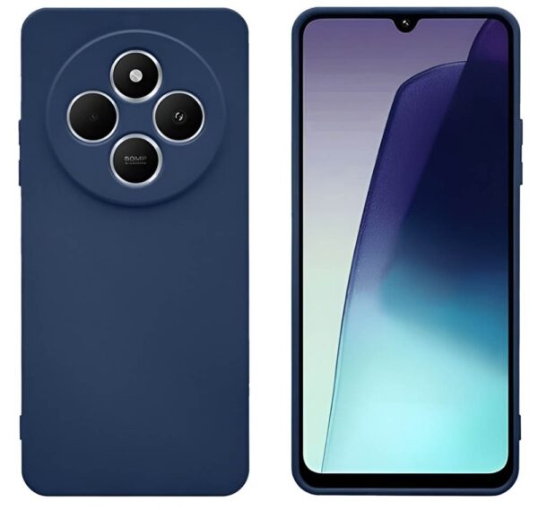 Forcell Xiaomi Redmi 14C / Poco C75 Soft Touch Θήκη Σιλικόνης - Dark Blue