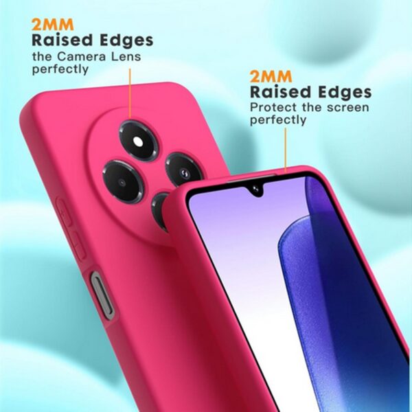 Forcell Xiaomi Redmi 14C / Poco C75 Soft Touch Θήκη Σιλικόνης - Fuchsia