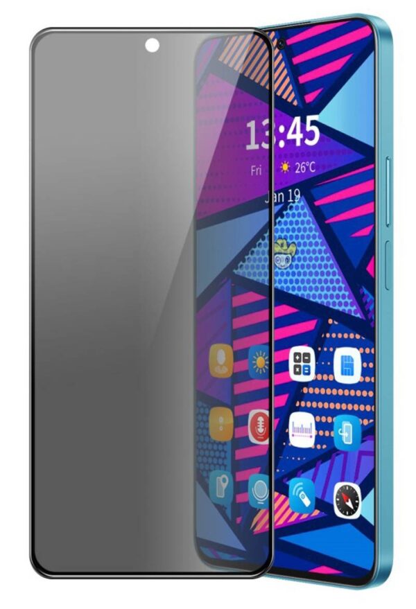 ENKAY Xiaomi Poco F7 Pro 5G 2 TMX Προστασία Οθόνης Φιμέ Privacy Full Face Tempered Glass
