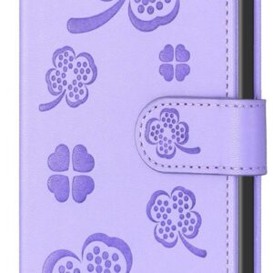 Tel Samsung Galaxy A35 5G Flowers Θήκη Βιβλίο - Purple
