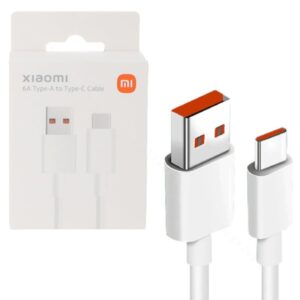 Xiaomi USB 3.1 Cable USB-C male - USB-A 120W Λευκό 1m BHR6032GL