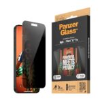 iPhone 15 Pro Max Προστασία Οθόνης Φιμέ Panzer Glass® Ultra-Wide Fit Privacy Full Glue Tempered Glass