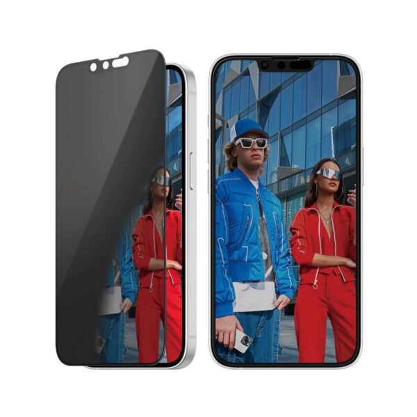 iPhone 14 Pro Προστασία Οθόνης Φιμέ Panzer Glass™ Privacy Full Face Tempered Glass