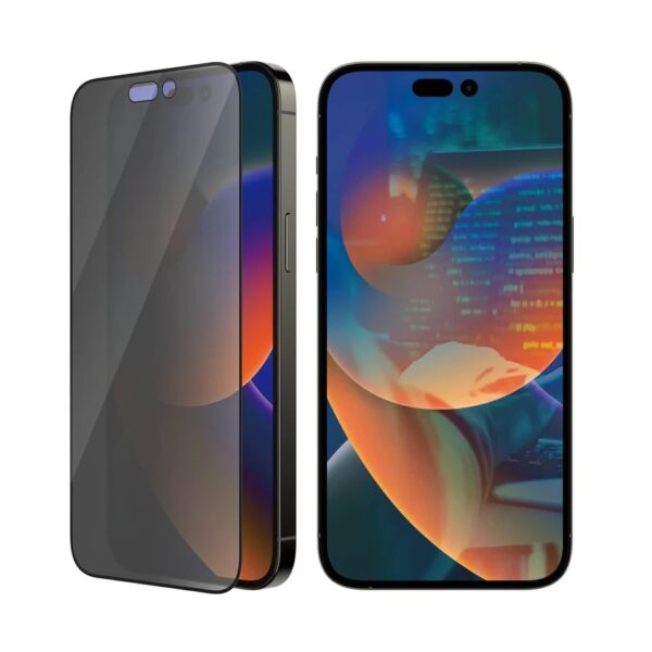 iPhone 14 Pro Προστασία Οθόνης Φιμέ Panzer Glass™ Privacy Full Face Tempered Glass