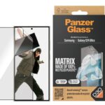 Samsung Galaxy S24 Ultra 5G Προστασία Οθόνης με Μαύρο Περίγραμμα Panzer Glass® Full Face Tempered Glass