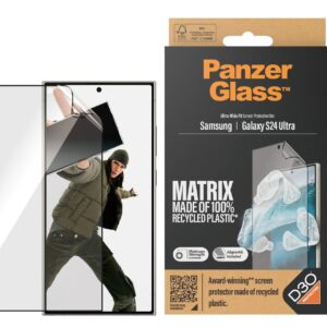 Samsung Galaxy S24 Ultra 5G Προστασία Οθόνης με Μαύρο Περίγραμμα Panzer Glass® Full Face Tempered Glass