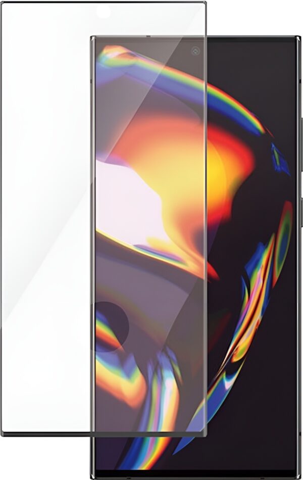 Samsung Galaxy S23 Ultra 5G Προστασία Οθόνης με Μαύρο Περίγραμμα Panzer Glass® Full Glue Tempered Glass