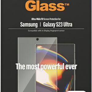 Samsung Galaxy S23 Ultra 5G Προστασία Οθόνης με Μαύρο Περίγραμμα Panzer Glass® Full Glue Tempered Glass