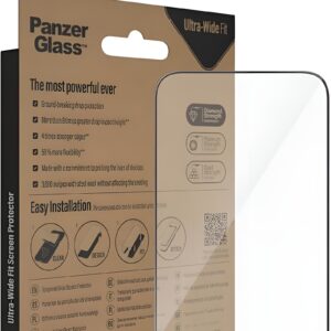 iPhone 14 Pro Max Προστασία Οθόνης με Μαύρο Περίγραμμα Panzer Glass™ Full Face Tempered Glass