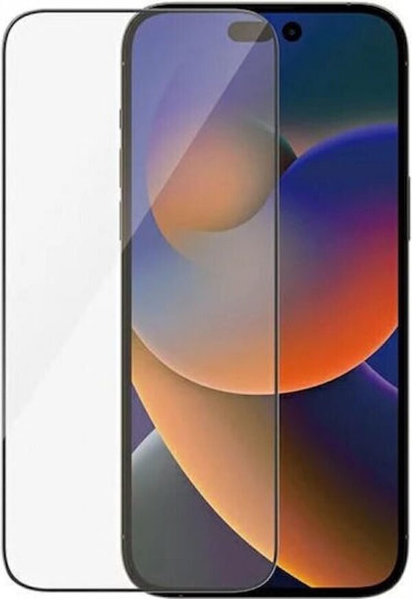 iPhone 14 Pro Max Προστασία Οθόνης με Μαύρο Περίγραμμα Panzer Glass™ Anti - reflective Full Face Tempered Glass