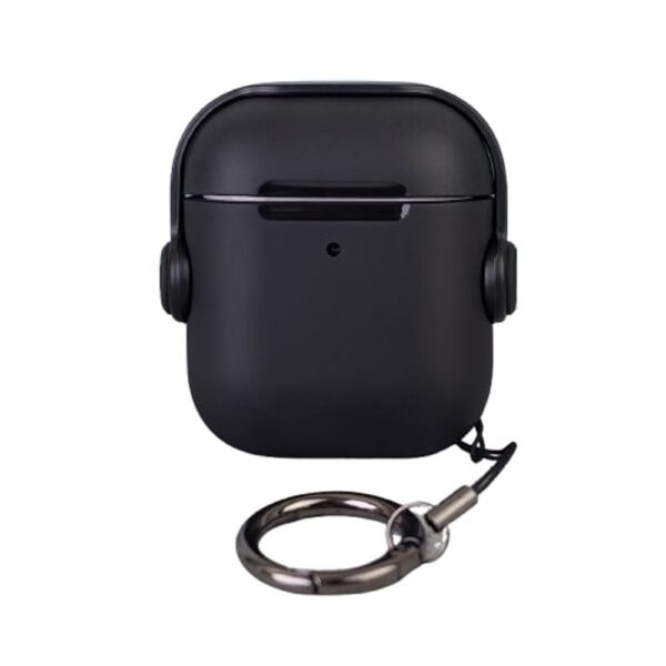 AirPods 2 Θήκη Σκληρή Protective Case with Hook - Black