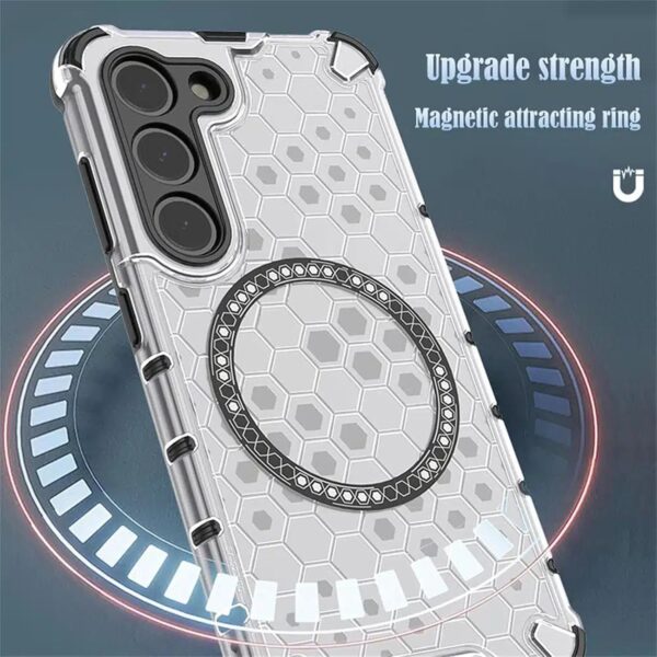 Techsuit Samsung Galaxy A05s 4G Magsafe Honeycomb Shield Θήκη Σκληρή - Black