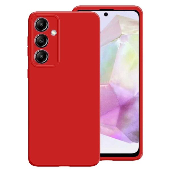 Forcell Samsung Galaxy S25 Soft Touch Θήκη Σιλικόνης - Red