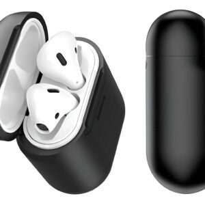 Baseus Apple Airpods 1 / 2 Θήκη Σιλικόνης - Black