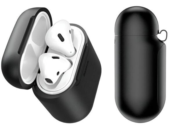Baseus Apple Airpods 1 / 2 Θήκη Σιλικόνης - Black