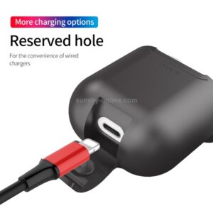 Baseus Apple Airpods 1 / 2 Θήκη Σιλικόνης - Black