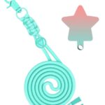 Universal Λουράκι Λαιμού για Smartphone Neck Strap With Hook And Emoji Star Mint