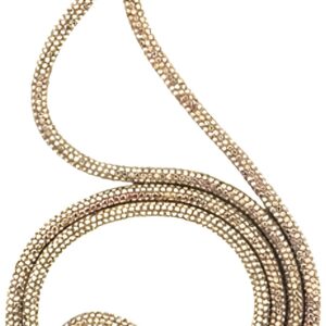 Universal Λουράκι Λαιμού για Smartphone Neck Strap With Hook And Ρhinestones For Smartphone Gold