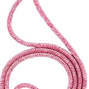 Universal Λουράκι Λαιμού για Smartphone Neck Strap With Hook And Ρhinestones For Smartphone Pink