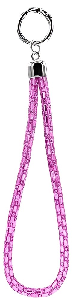 Universal Λουράκι Καρπού για Smartphone Wrist Strap with Patch Fuchsia