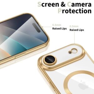 Techsuit iPhone 17 Air MagSafe Luxury Crystal Θήκη με Πλαίσιο Σιλικόνης Διάφανη - Light Purple