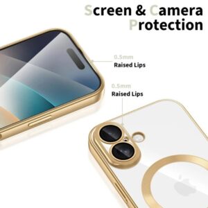 Techsuit iPhone 17 MagSafe Luxury Crystal Θήκη με Πλαίσιο Σιλικόνης Διάφανη - Black