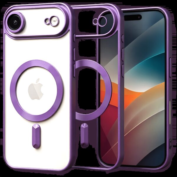 Techsuit iPhone 17 Air MagSafe Luxury Crystal Θήκη με Πλαίσιο Σιλικόνης Διάφανη - Light Purple Techsuit iPhone 17 Air MagSafe Luxury Crystal Θήκη με Πλαίσιο Σιλικόνης Διάφανη - Light Purple