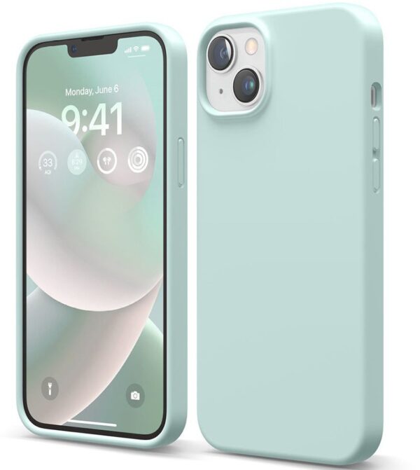 Forcell iPhone 14 Soft Touch Θήκη Σιλικόνης - Soft Mint