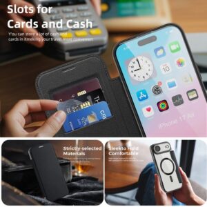 Techsuit iPhone 17 Air SmartMag Θήκη Βιβλίο - Grey