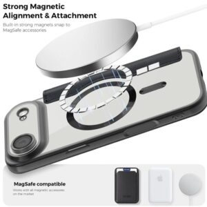 Techsuit iPhone 17 Air SmartMag Θήκη Βιβλίο - Grey