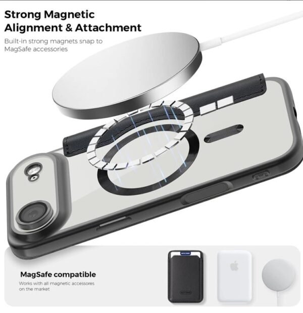 Techsuit iPhone 17 Air SmartMag Θήκη Βιβλίο - Grey