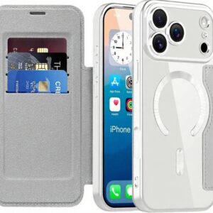 Techsuit iPhone 17 Pro Max SmartMag Θήκη Βιβλίο - Grey