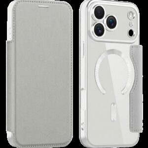 Techsuit iPhone 17 Pro SmartMag Θήκη Βιβλίο - Grey