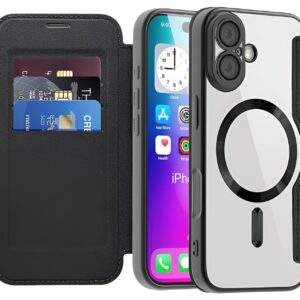 Techsuit iPhone 17 SmartMag Θήκη Βιβλίο - Black