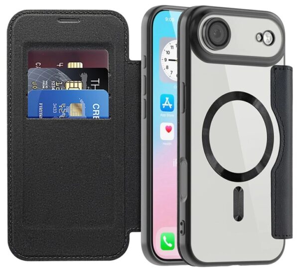 Techsuit iPhone 17 Air SmartMag Θήκη Βιβλίο - Black
