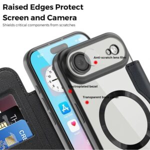 Techsuit iPhone 17 Air SmartMag Θήκη Βιβλίο - Black