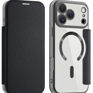 Techsuit iPhone 17 Pro SmartMag Θήκη Βιβλίο - Black