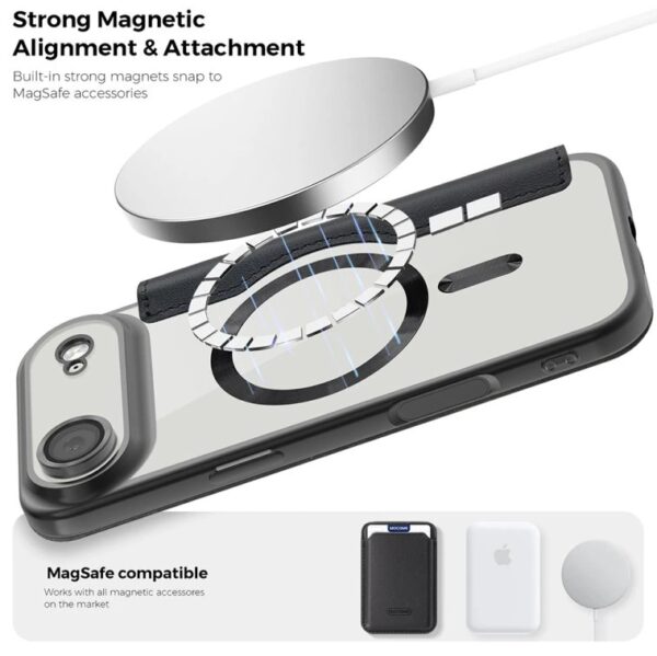 Techsuit iPhone 17 Pro Max SmartMag Θήκη Βιβλίο - Pink