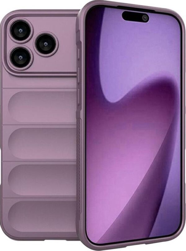Techsuit iPhone 17 Pro Magic Shield Θήκη Σιλικόνης - Purple