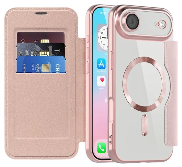 Techsuit iPhone 17 Air SmartMag Θήκη Βιβλίο - Pink
