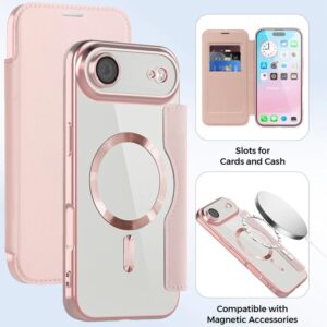 Techsuit iPhone 17 Air SmartMag Θήκη Βιβλίο - Pink