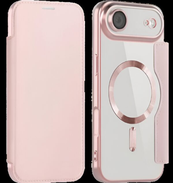 Techsuit iPhone 17 Air SmartMag Θήκη Βιβλίο - Pink