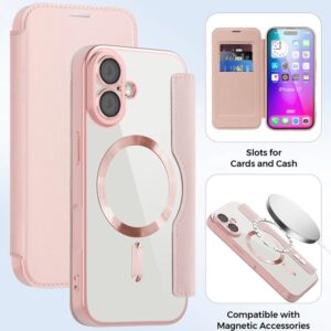 Techsuit iPhone 17 SmartMag Θήκη Βιβλίο - Pink