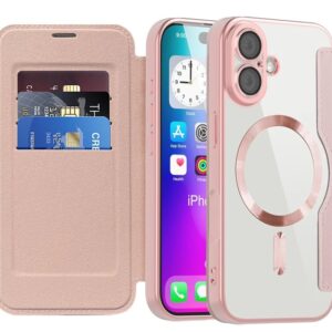 Techsuit iPhone 17 SmartMag Θήκη Βιβλίο - Pink