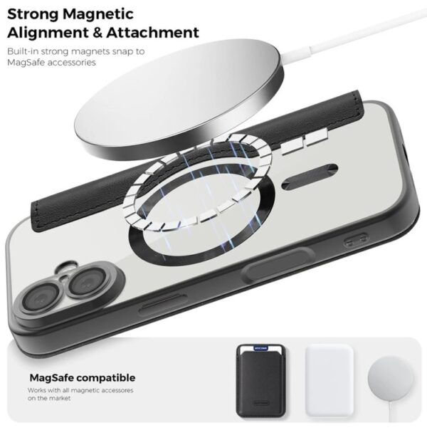 Techsuit iPhone 17 SmartMag Θήκη Βιβλίο - Pink